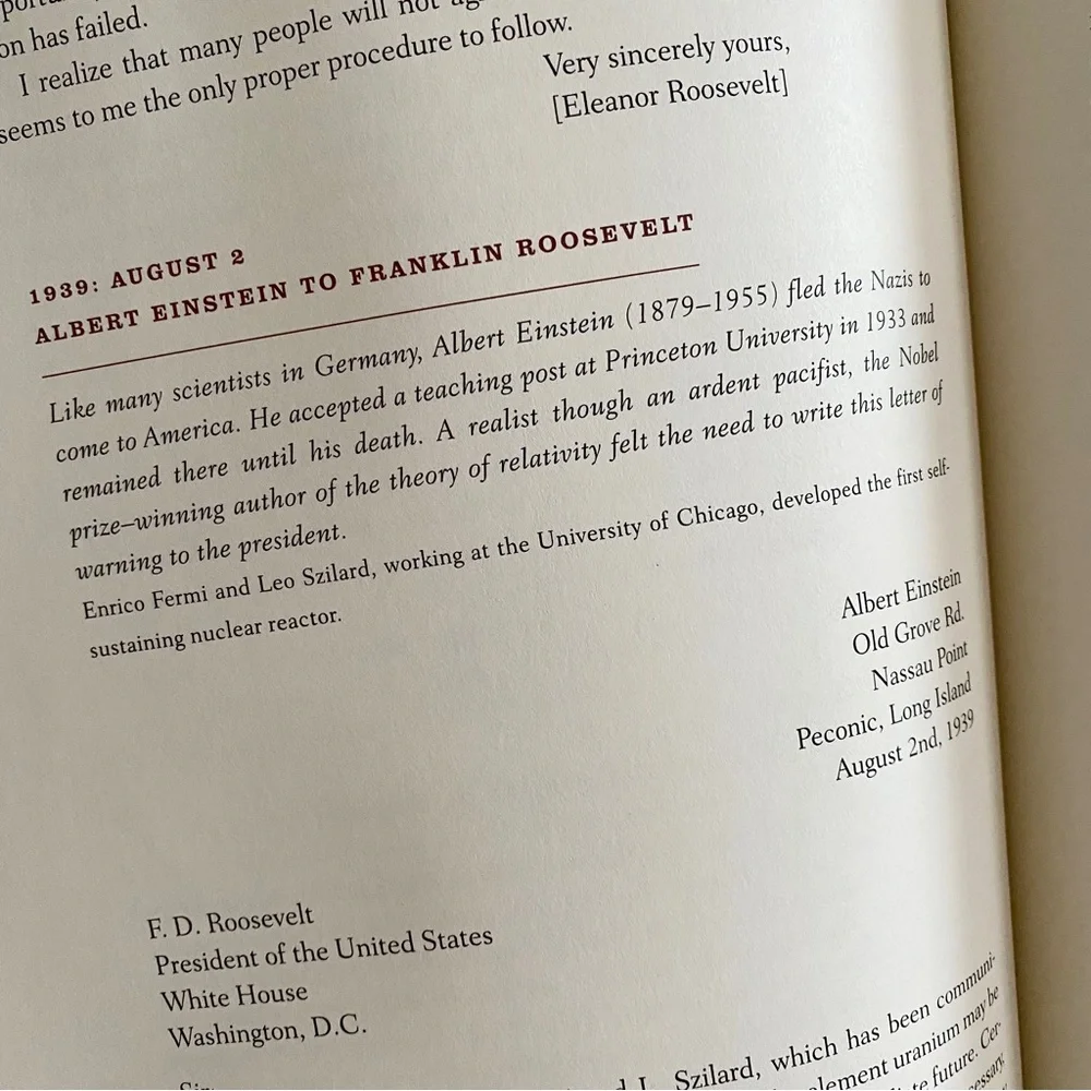 America Letters of the Century Book | 1900-1999